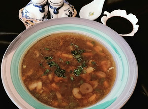 A picture of Veg Hot and Sour Soup.