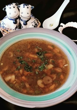 A picture of Veg Hot and Sour Soup.