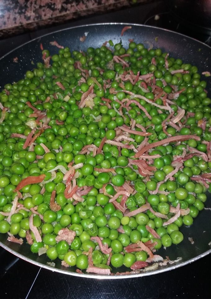 Una foto de Guisantes con Jamón