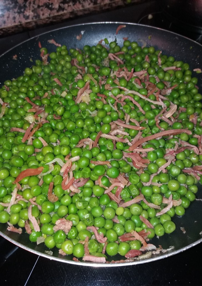 Una foto de Guisantes con Jamón