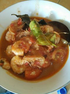 Foto resep Udang Saos Padang