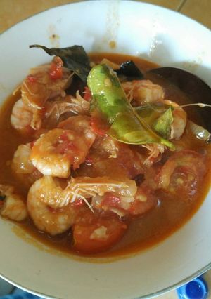 Foto resep Udang Saos Padang
