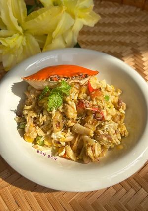 Hình của món Cơm Chiên Cua.