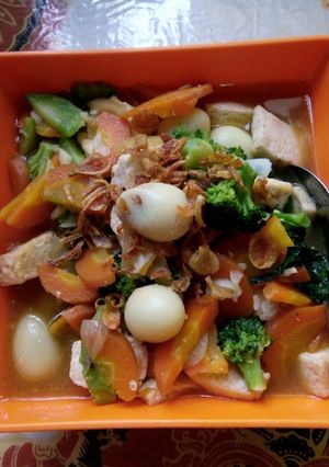 Foto resep Sapo tahu sederhana