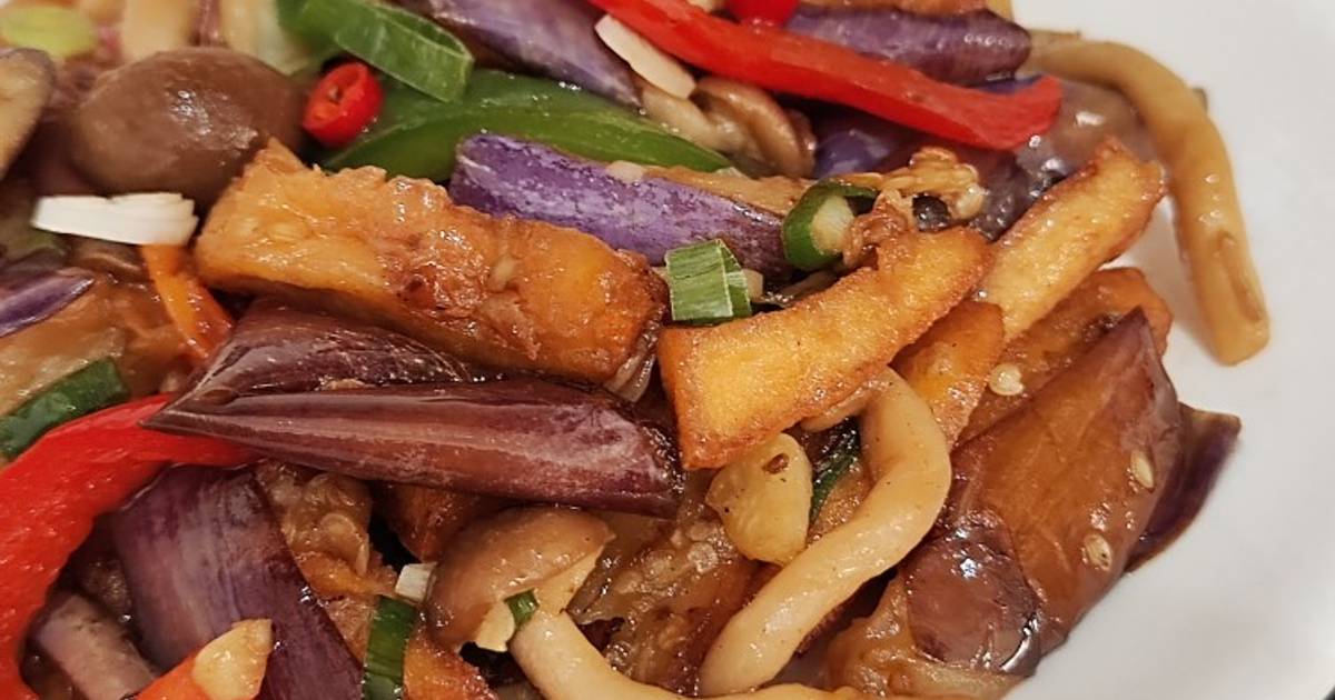 Resep Tumis Terong, Tahu, Jamur Shimeji oleh Henie Wied Cookpad