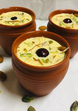 A picture of Thandai Kheer.
