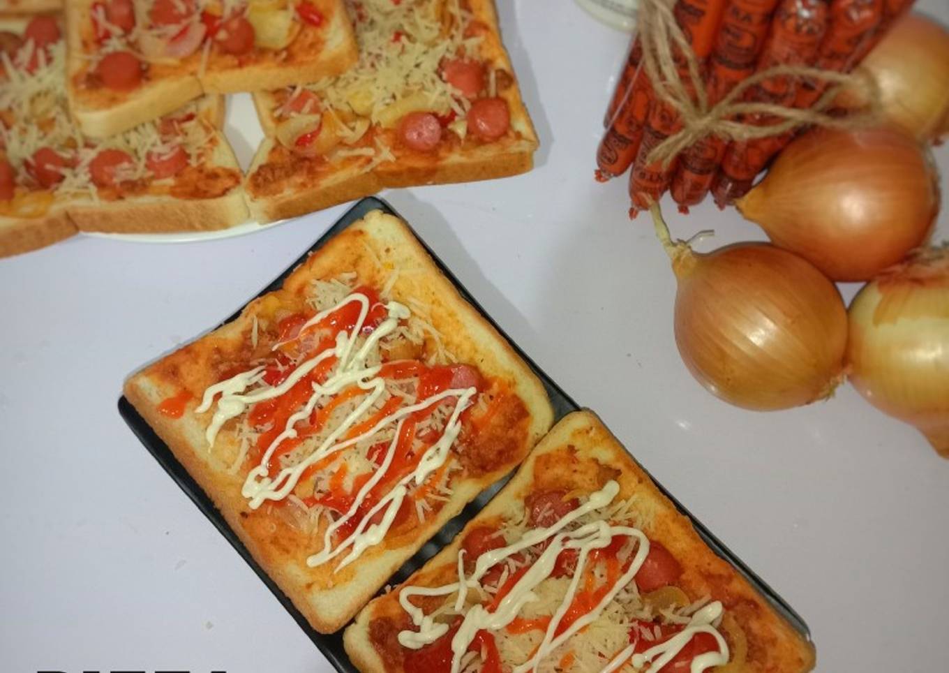 Pizza roti tawar