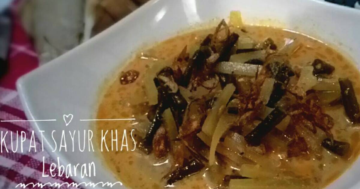 Resep Kupat Sayur Khas Lebaran Oleh Lia Machmud Ig Liamachmud Cookpad