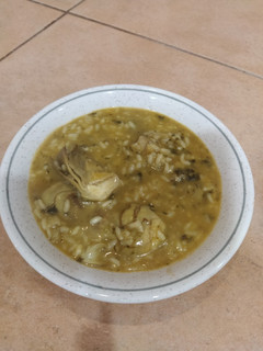 Una foto de Arroz meloso con alcachofas MCC