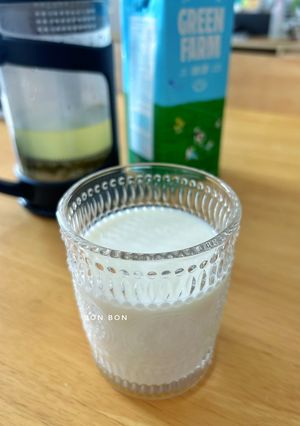 Hình của món Trà sữa Gạo rang.