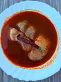 Szegedi halászlé vegyes halból szabadtűzön