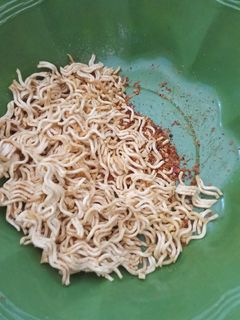 Foto resep Mie kering pedas asin
