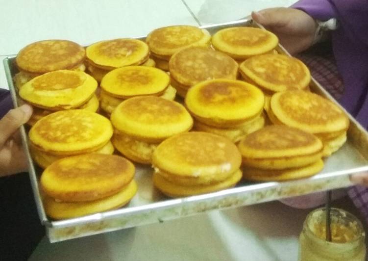 Dorayaki Keju Coklat 🧀🍫