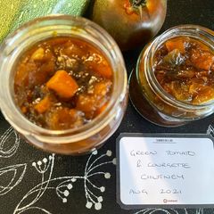 Green Tomato & Courgette Chutney - Summer in a Jar 🌻 A picture of Green Tomato & Courgette Chutney - Summer in a Jar 🌻.