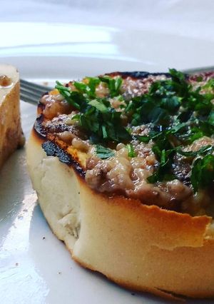 Una foto de Tuétano en tostada