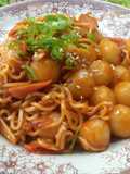 Mie sarden petir gochujang