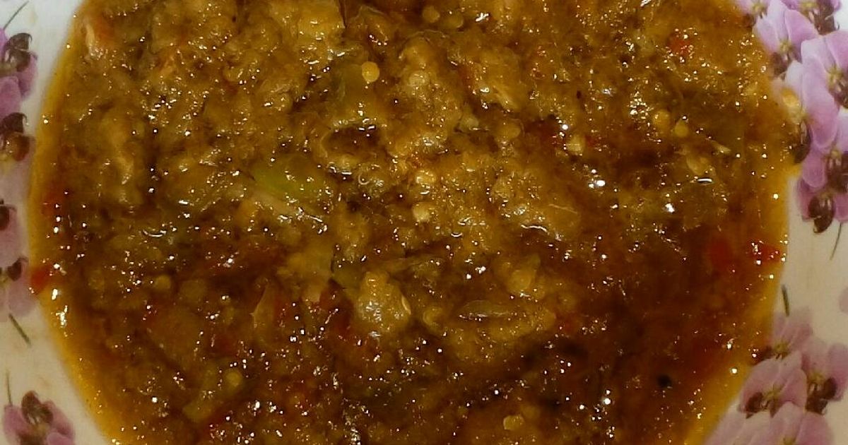 Sambal Hijau (lado mudo) ala masakan padang