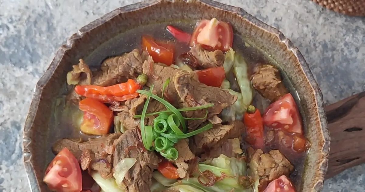 Tongseng Sapi (tanpa santan) khas Solo