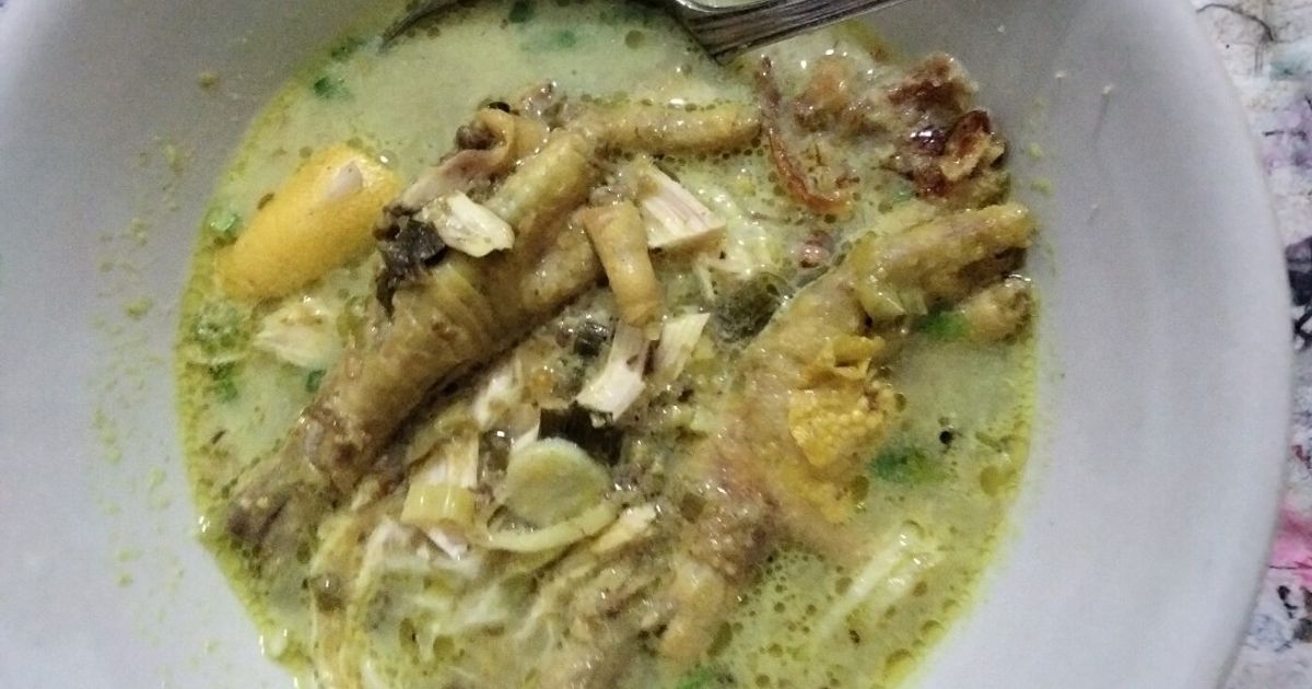 Soto Ceker Santan presto khas Betawi
