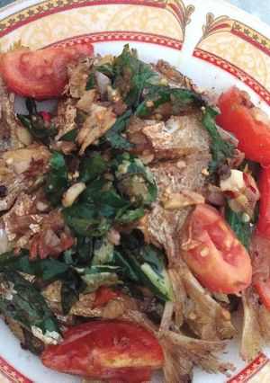 Foto resep Ikan sepak/etem mini cabe ijo