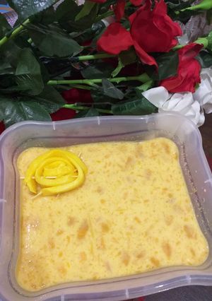 A picture of Mango yoghurt.