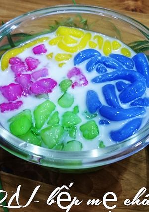 Hình của món Chè củ năng bánh lọt cốt dừa.