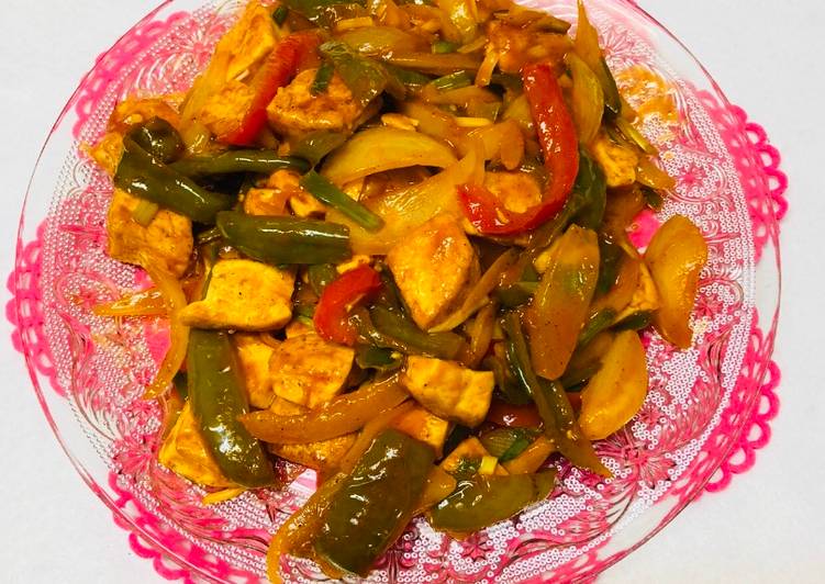 Recipe of Speedy Stir fry tofu &amp; veggies