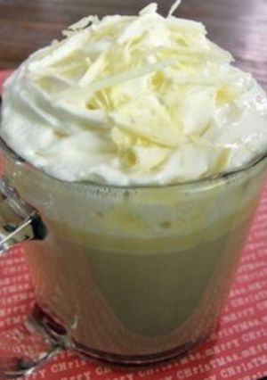 Una foto de Frappé de chocolate blanco🍨