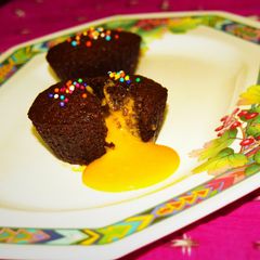 A picture of Choco Mango Lava Cake.