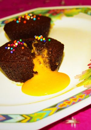 A picture of Choco Mango Lava Cake.