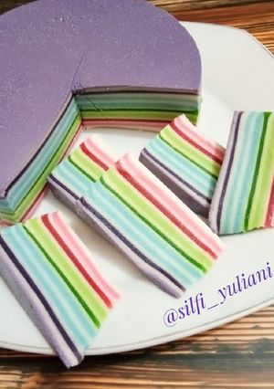 Foto resep Kue lapis pelangi #pr_lapistradisional
