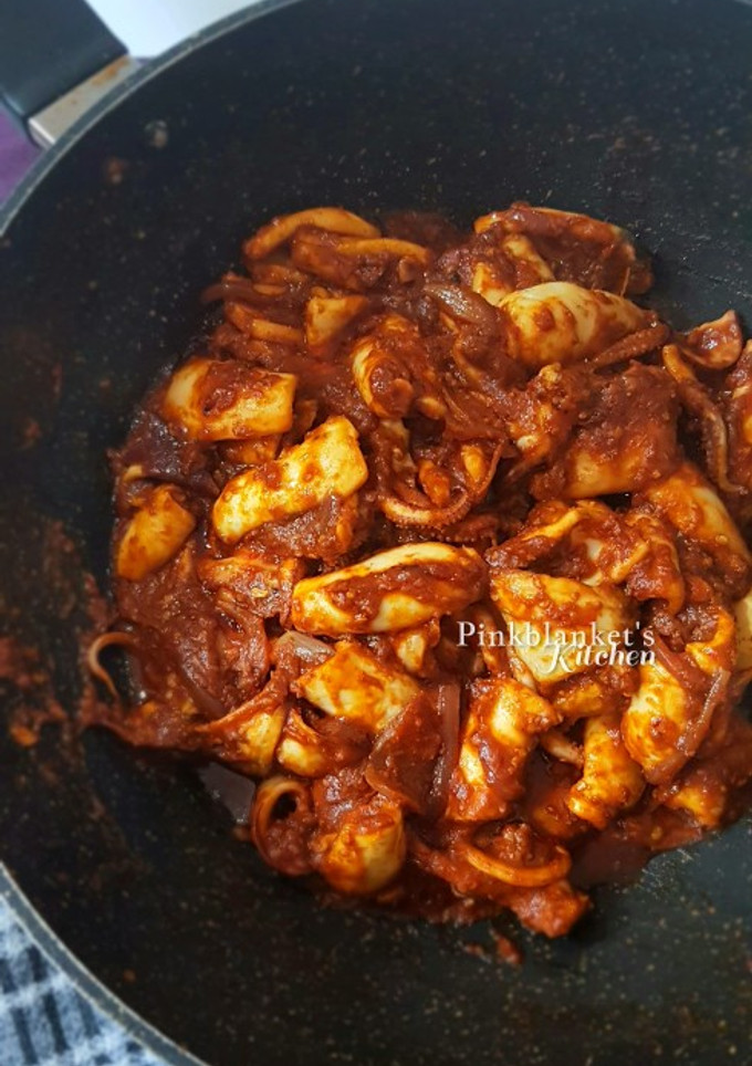 A picture of Squid Sambal.