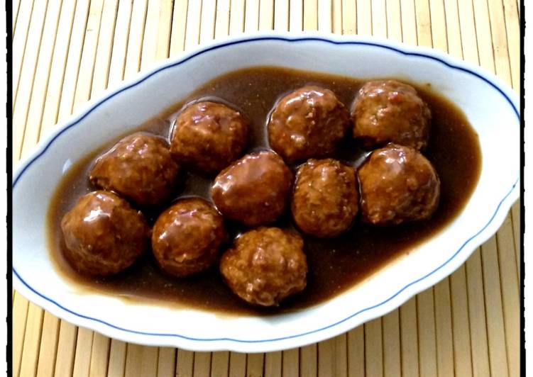 Recipe of Quick Famosas Boulettes à la Liégeoise