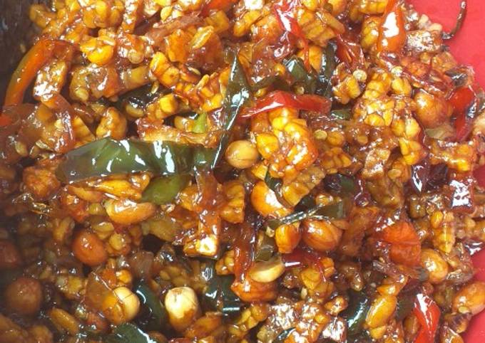 Anti Ribet, Membuat OREK TEMPE KACANG TANAH **rasa pedas manis ** Gampang