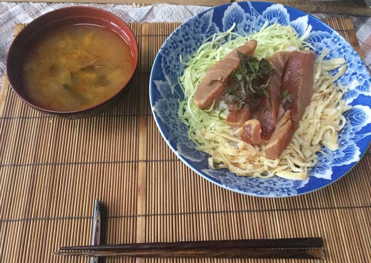 Easiest Way to Prepare Quick Zuke-Maguro(tuna) donburi (bowl)