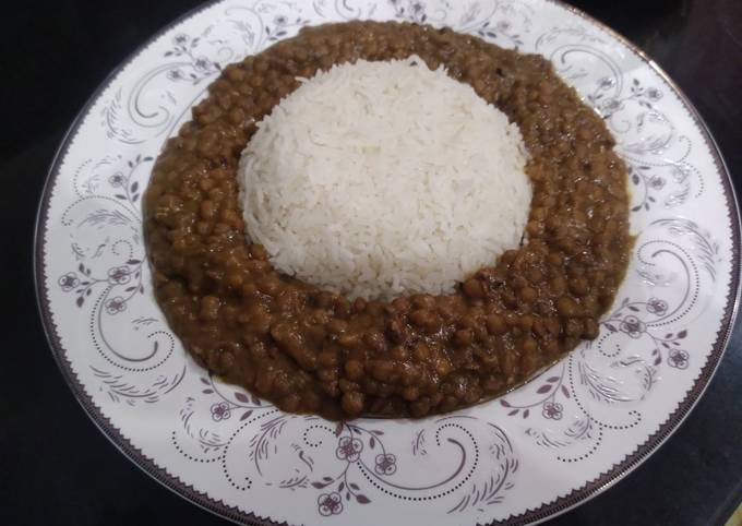 3 spices Malka e Masoor & rice