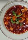 Ayam  asam manis tahu ala aku