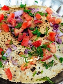 मसाला पापड़ (masala papad recipe in Hindi) रेसिपी मुख्य फोटो