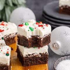 Peppermint Brownies A picture of Peppermint Brownies.
