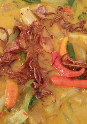 Foto resep Sayur gulai labu siam,kacang panjang dan tahu kempos