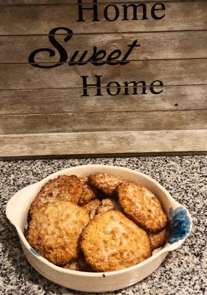 Una foto de Galletas de avena y manzana 🍪🍎