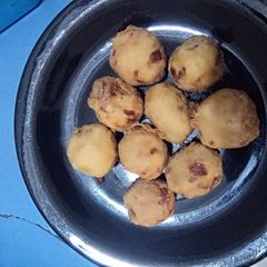 Yam balls A picture of Yam balls.