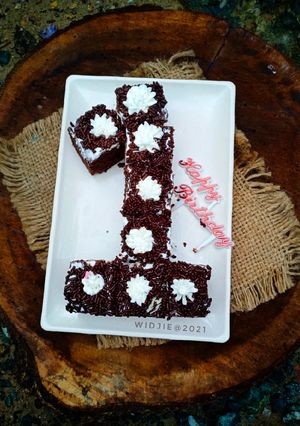 Foto resep Brownies Kukus Potong (Anniversary Ke-1)