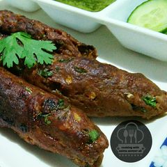 Behari seekh kabab A picture of Behari seekh kabab.