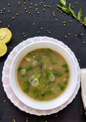A picture of Moong Soup.