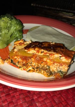 Una foto de Lasagna de vegetales light