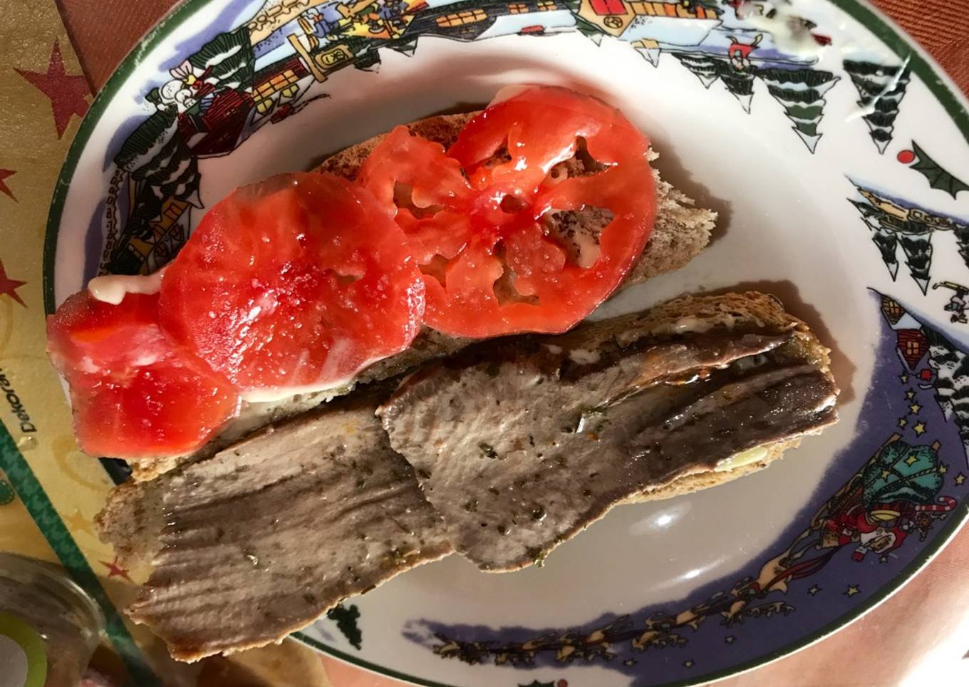 Lengua a la vinagreta