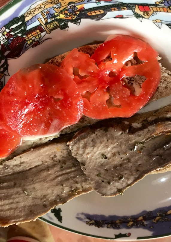 Una foto de Lengua a la vinagreta
