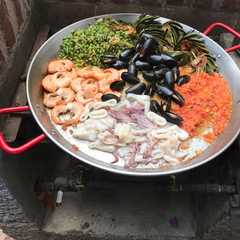 Una foto de Zarzuela de mariscos