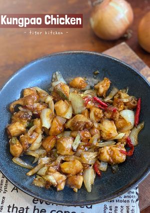 Foto resep Ayam Kungpao ala Tiger Kitchen
